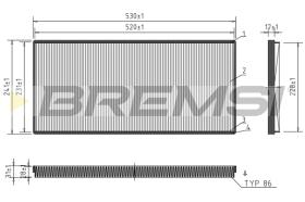 BREMSI FC1326 - FILTRI ABITACOLO - CABIN FILTER