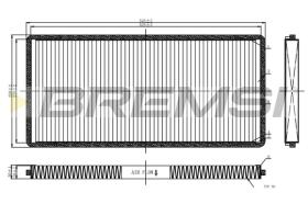 BREMSI FC1326C - FILTRI ABITACOLO - CABIN FILTER