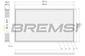 BREMSI FC1338 - FILTRI ABITACOLO - CABIN FILTER