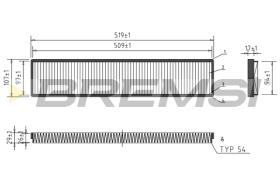 BREMSI FC1535C - FILTRI ABITACOLO - CABIN FILTER