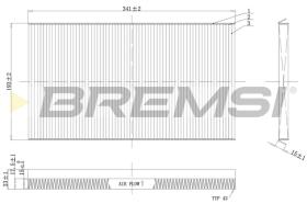 BREMSI FC1537C - FILTRI ABITACOLO - CABIN FILTER