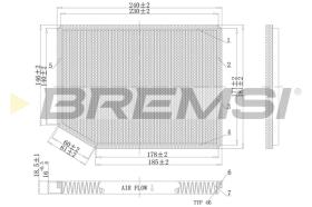 BREMSI FC1542 - FILTRI ABITACOLO - CABIN FILTER