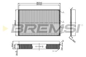 BREMSI FC1553 - FILTRI ABITACOLO - CABIN FILTER