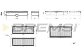 BREMSI FC1557 - FILTRI ABITACOLO - CABIN FILTER