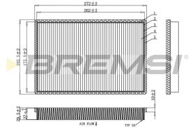 BREMSI FC1927 - FILTRI ABITACOLO - CABIN FILTER
