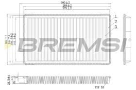 BREMSI FC1931 - FILTRI ABITACOLO - CABIN FILTER