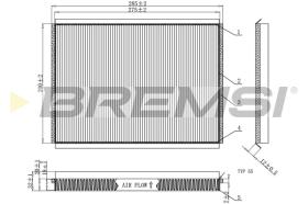 BREMSI FC1940 - FILTRI ABITACOLO - CABIN FILTER