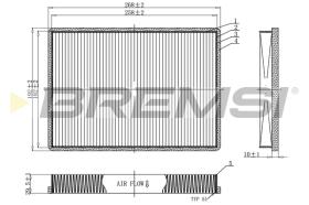 BREMSI FC1941C - FILTRI ABITACOLO - CABIN FILTER