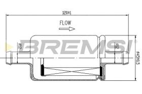 BREMSI FE0323 - FILTRO CARBURANTE - FUEL FILTER