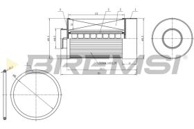 BREMSI FE0333 - FILTRO CARBURANTE - FUEL FILTER