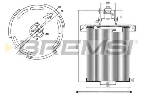 BREMSI FE0358 - FILTRO CARBURANTE - FUEL FILTER