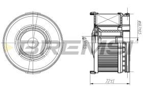 BREMSI FE0367 - FILTRO CARBURANTE - FUEL FILTER