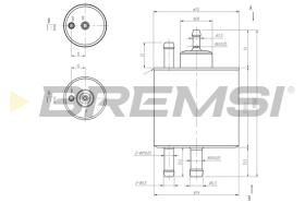 BREMSI FE0398 - FILTRO CARBURANTE - FUEL FILTER