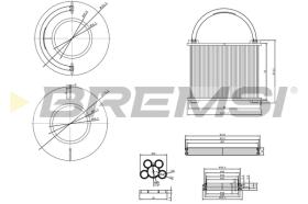 BREMSI FE0762 - FILTRO CARBURANTE - FUEL FILTER