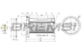 BREMSI FE0768 - FILTRO CARBURANTE - FUEL FILTER