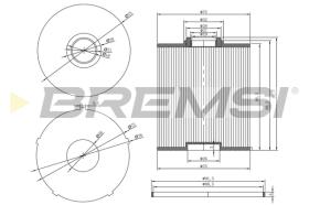 BREMSI FE0769 - FILTRO CARBURANTE - FUEL FILTER
