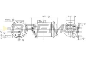 BREMSI FE0800 - FILTRO CARBURANTE - FUEL FILTER