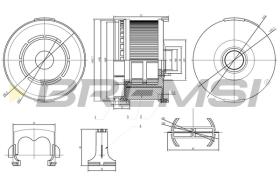 BREMSI FE0808 - FILTRO CARBURANTE - FUEL FILTER