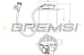 BREMSI FE0824 - FILTRO CARBURANTE - FUEL FILTER