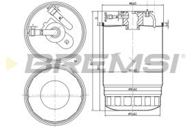 BREMSI FE0837 - FILTRO CARBURANTE - FUEL FILTER