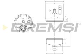 BREMSI FE0839 - FILTRO CARBURANTE - FUEL FILTER