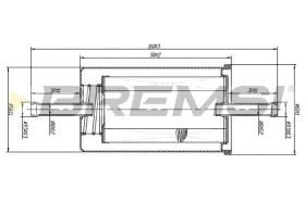 BREMSI FE0841 - FILTRO CARBURANTE - FUEL FILTER