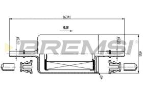 BREMSI FE0846 - FILTRO CARBURANTE - FUEL FILTER