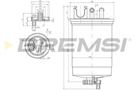 BREMSI FE1310 - FILTRO CARBURANTE - FUEL FILTER