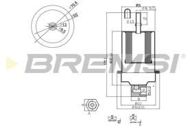 BREMSI FE1317 - FILTRO CARBURANTE - FUEL FILTER