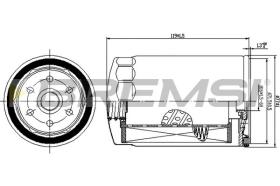 BREMSI FE1509 - FILTRO CARBURANTE - FUEL FILTER