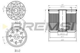 BREMSI FE1840 - FILTRO CARBURANTE - FUEL FILTER
