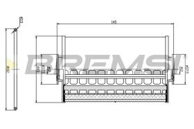 BREMSI FE1841 - FILTRO CARBURANTE - FUEL FILTER