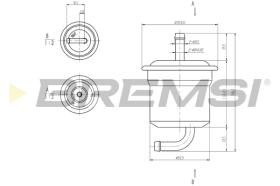 BREMSI FE1892 - FILTRO CARBURANTE - FUEL FILTER