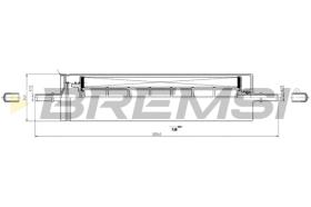 BREMSI FE2334 - FILTRO CARBURANTE - FUEL FILTER