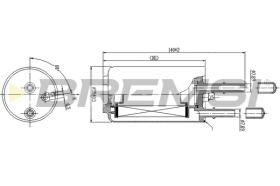 BREMSI FE2335 - FILTRO CARBURANTE - FUEL FILTER