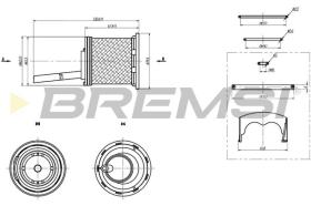 BREMSI FE2439 - FILTRO CARBURANTE - FUEL FILTER