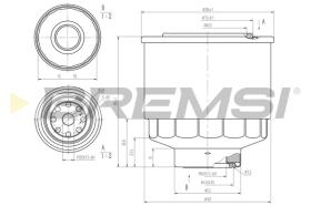 BREMSI FE2475 - FILTRO CARBURANTE - FUEL FILTER