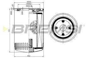 BREMSI FL0285 - FILTRI OLIO - OIL FILTER