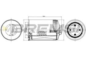 BREMSI FL0720 - FILTRI OLIO - OIL FILTER