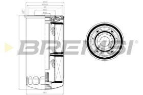 BREMSI FL0739 - FILTRI OLIO - OIL FILTER