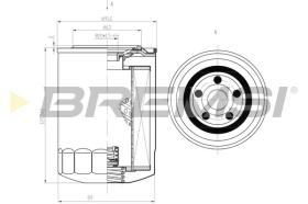 BREMSI FL1772 - FILTRI OLIO - OIL FILTER