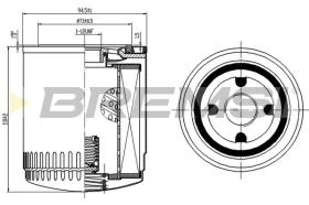 BREMSI FL1775 - FILTRI OLIO - OIL FILTER