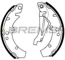 BREMSI GF0014 - GANASCE FRENO - BRAKE SHOES