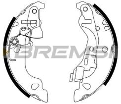 BREMSI GF0155 - GANASCE FRENO - BRAKE SHOES