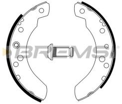 BREMSI GF0219 - GANASCE FRENO - BRAKE SHOES