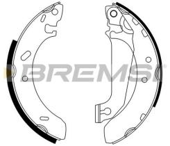 BREMSI GF0227 - GANASCE FRENO - BRAKE SHOES