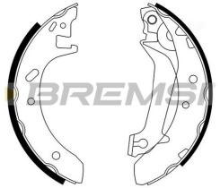 BREMSI GF0229 - GANASCE FRENO - BRAKE SHOES