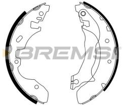 BREMSI GF0237 - GANASCE FRENO - BRAKE SHOES