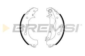 BREMSI GF0250 - GANASCE FRENO - BRAKE SHOES
