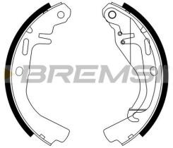 BREMSI GF0348 - GANASCE FRENO - BRAKE SHOES